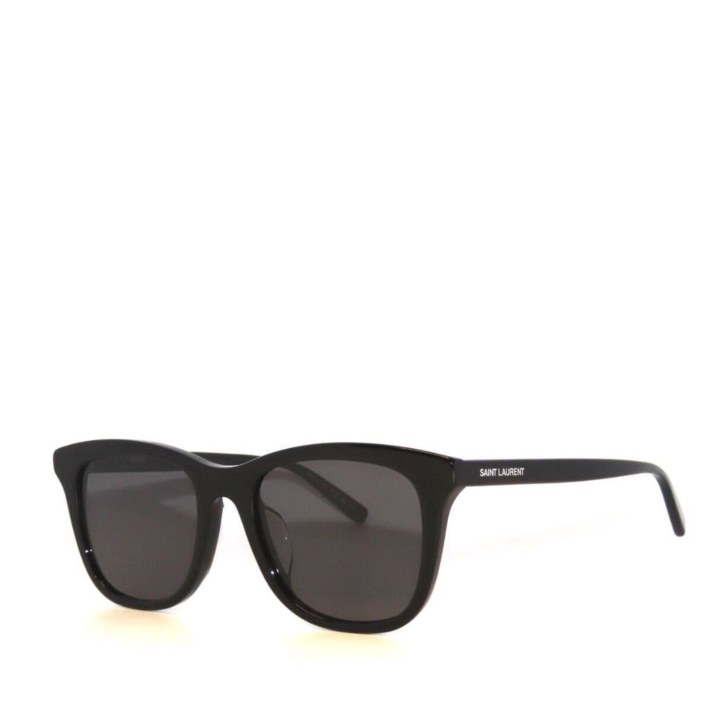 Saint Laurent Palace Sl587K 587 001 Black Gray Sunglasses 587K